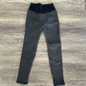 Amazon Black and Gray High Waisted Legging with Booty Ruched
